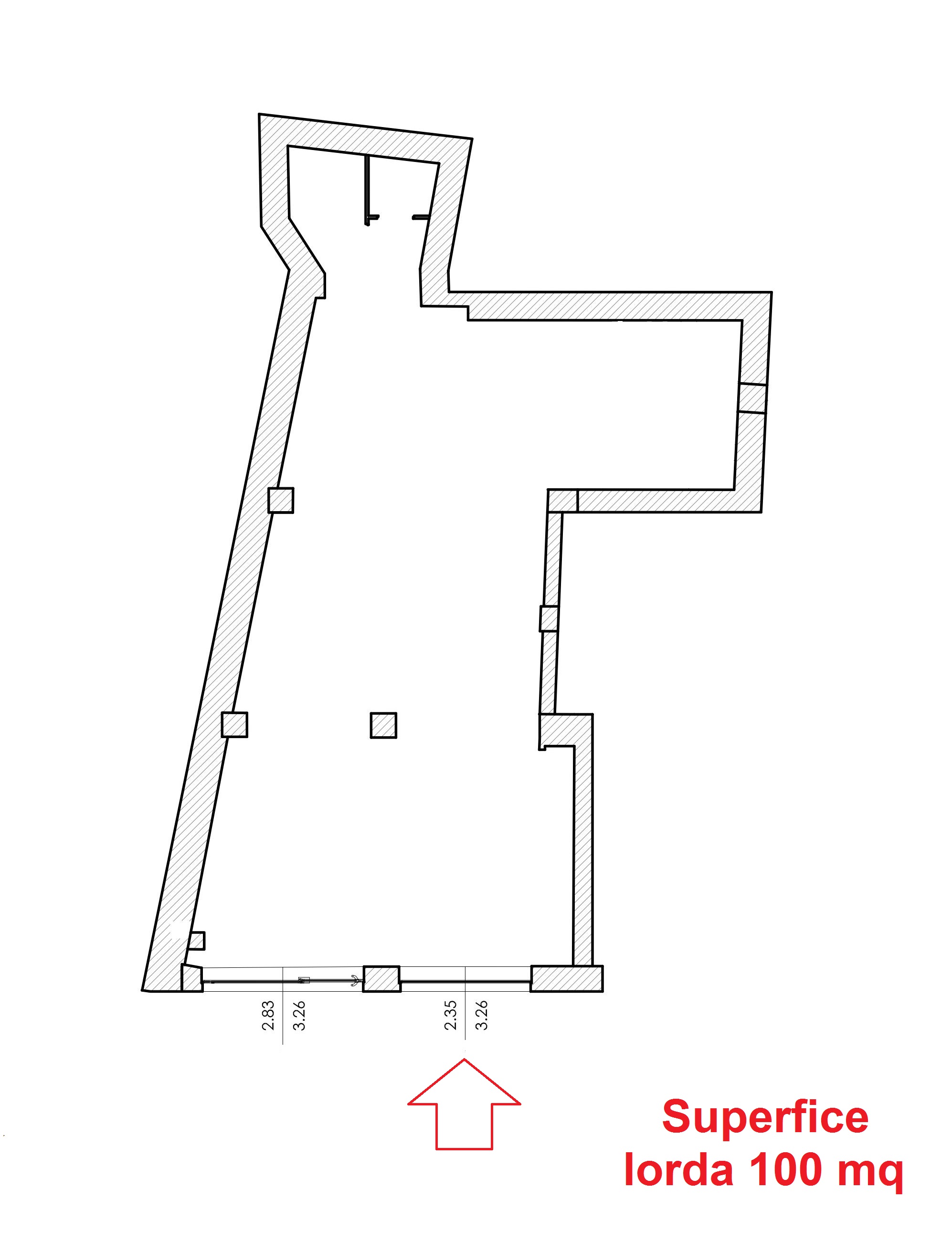 Affittasi locale commerciale via Garibaldi