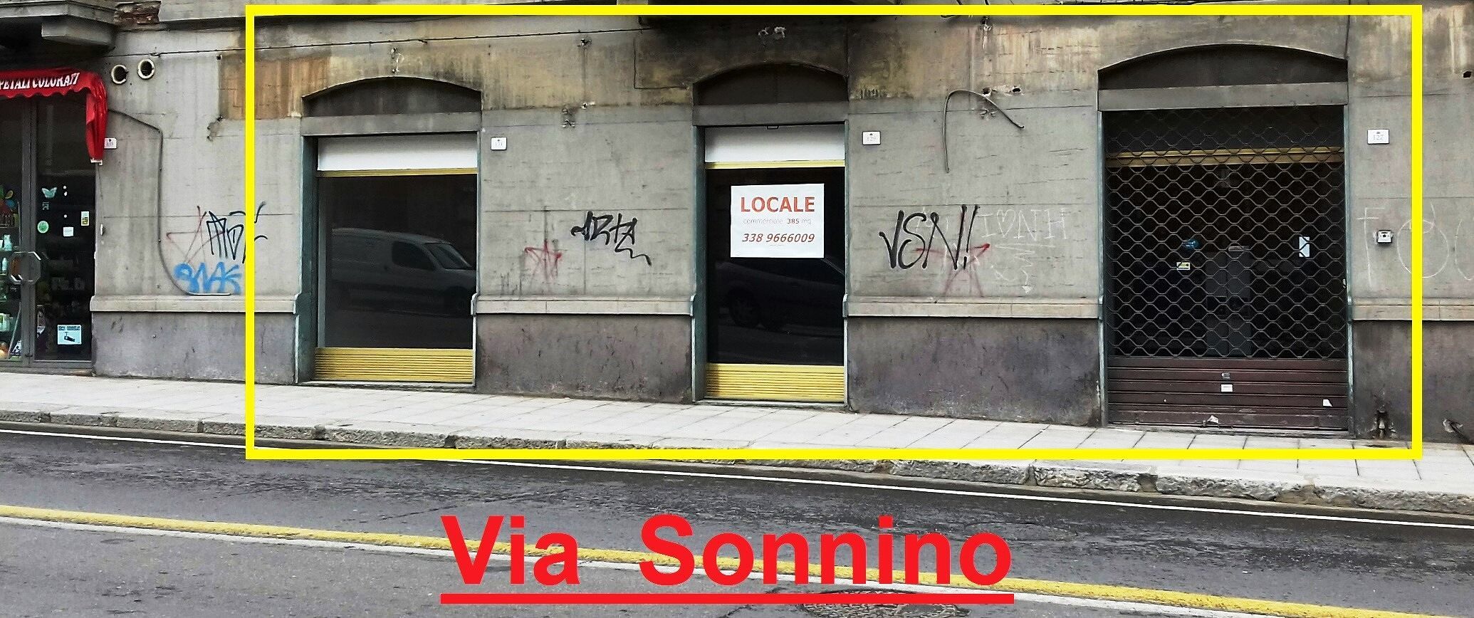 Affitto locale commerciale via Sonnino