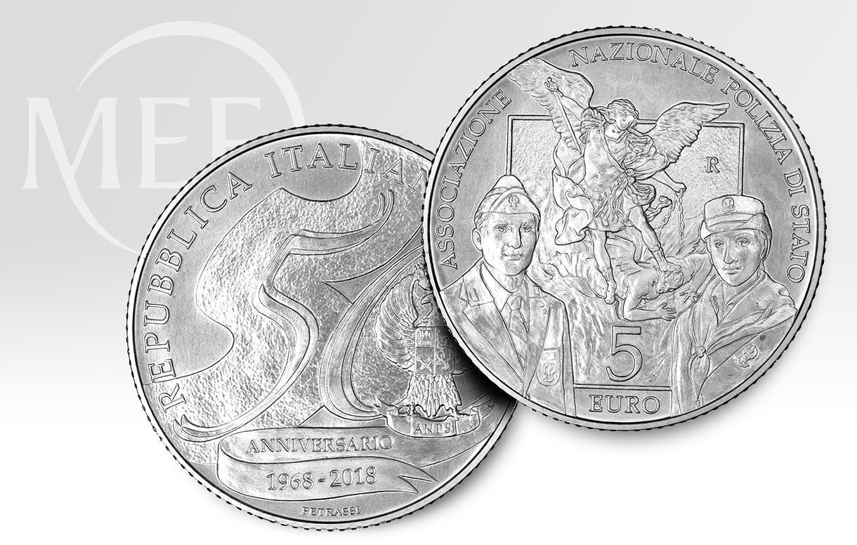 Zecca, coniata la moneta d’argento per l’anniversario dell’ANPS