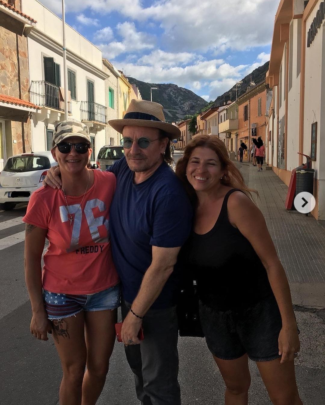 “Ma è Bono degli U2!”, il cantante irlandese superstar a Buggerru