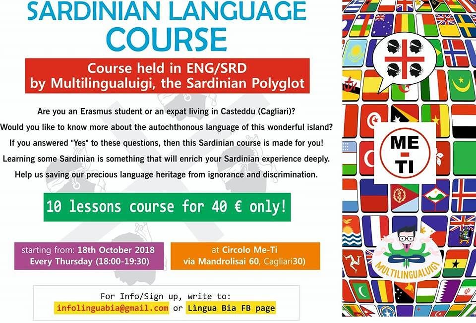 Corso di Sardo per stranieri e studenti Erasmus