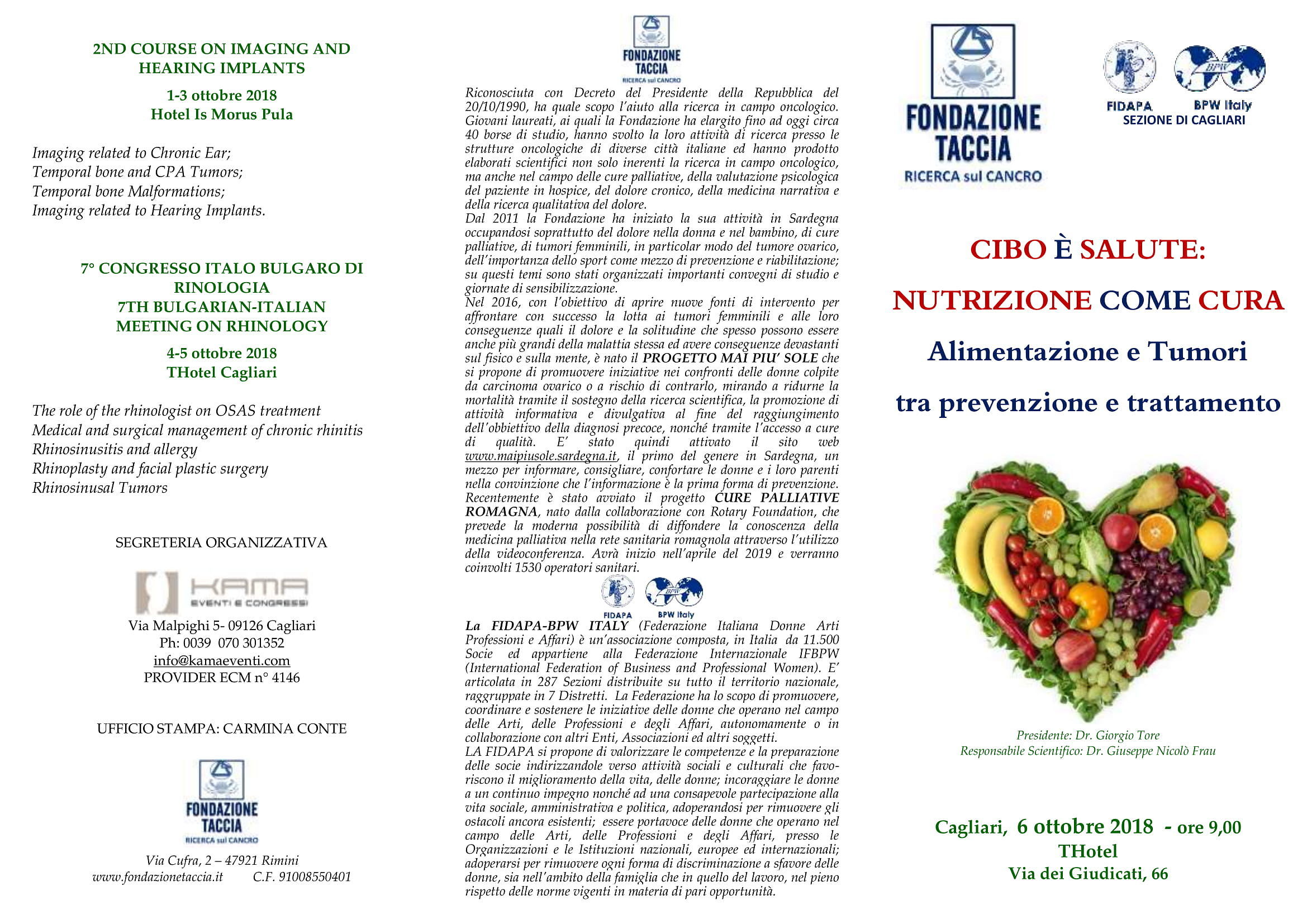 Cibo è Salute: alimentazione e tumori tra prevenzione e trattamento