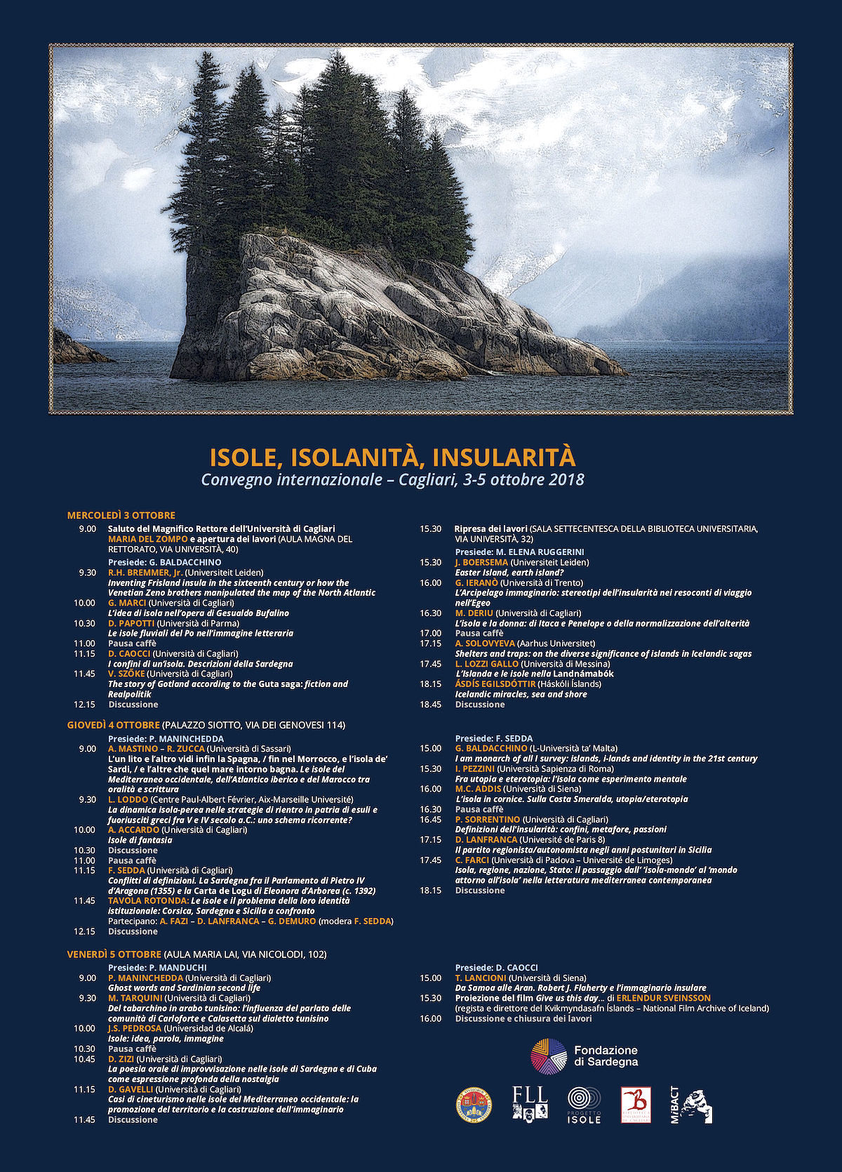 Isole, Isolanità, Insularità: se ne discute in un convegno a Cagliari