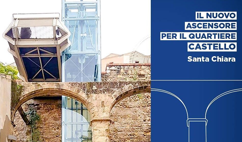 Cagliari, Zedda su facebook: “Castello, conclusi i lavori per l’ascensore”