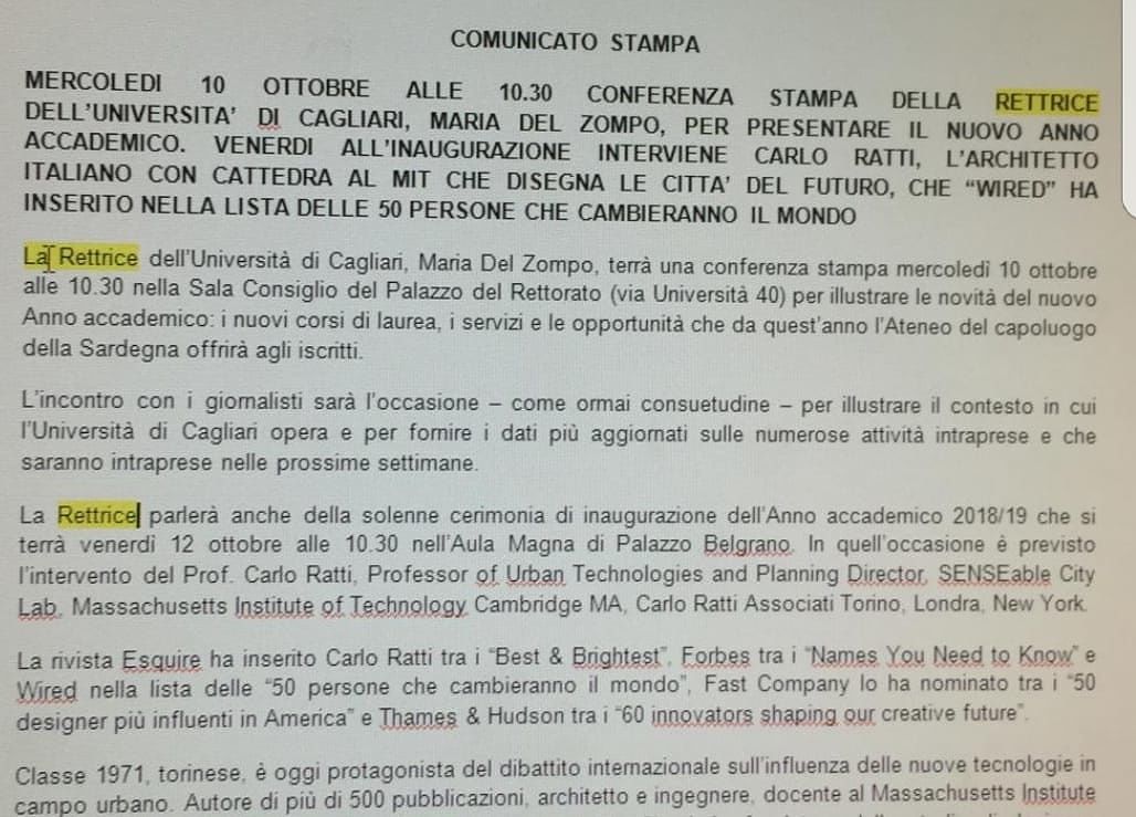 Cagliari, la Del Zompo diventa “Rettrice”: è la vittoria dei termini al femminile. “FInalmente una di noi!”