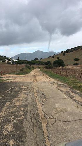 Maltempo sull’Isola, spettacolare tromba d’aria a Solanas
