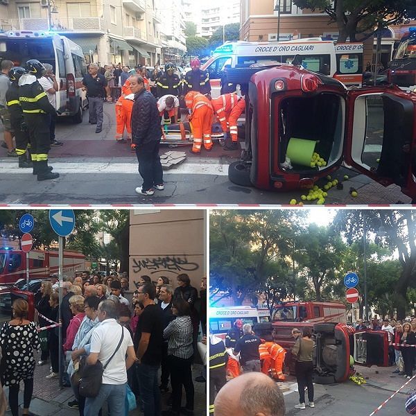 Cagliari, incidente choc in via Tiziano: travolta da un’auto senza conducente, grave una donna
