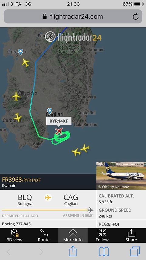 Tempesta di fulmini su Elmas, quattro voli in attesa sui cieli di Cagliari: girotondo prima dell’atterraggio