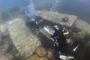 Stintino scoperto un carico di marmi sul fondale marino a Punta del Francese