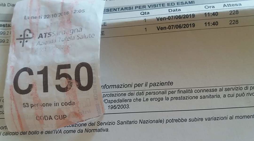 “All’Ospedale Civile di Oristano un anno e mezzo di attesa per una visita specialistica”