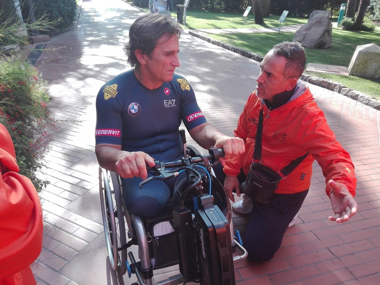 Pula, gli atleti della Polisportiva Olimpia incontrano il campione Alex Zanardi