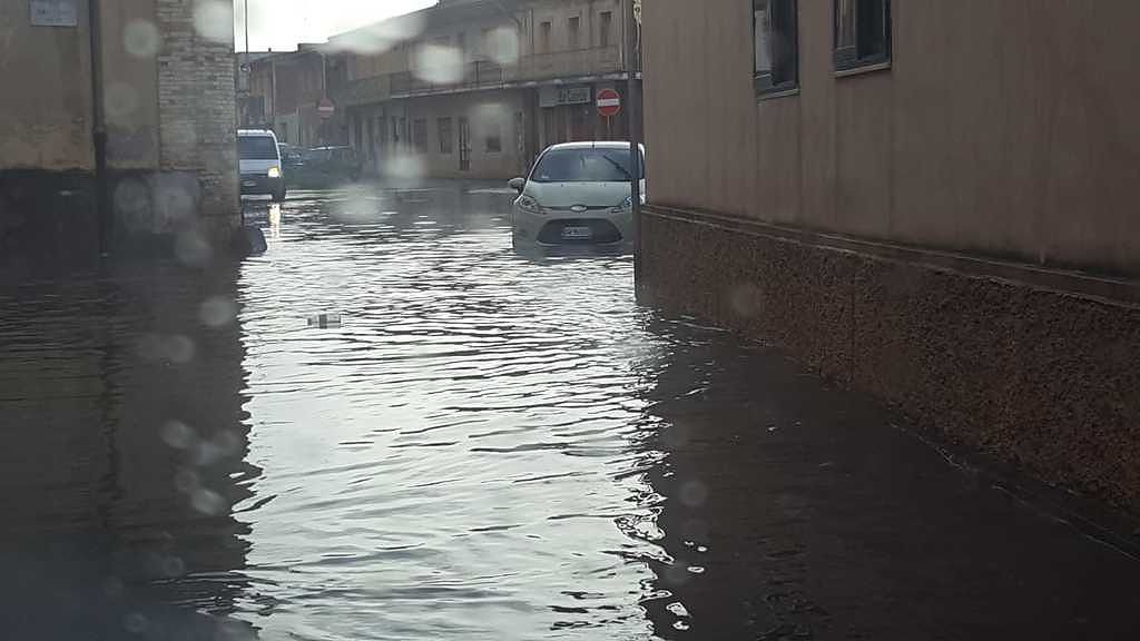 Nubifragio nel Medio Campidano: allagamenti a Samassi e Villacidro