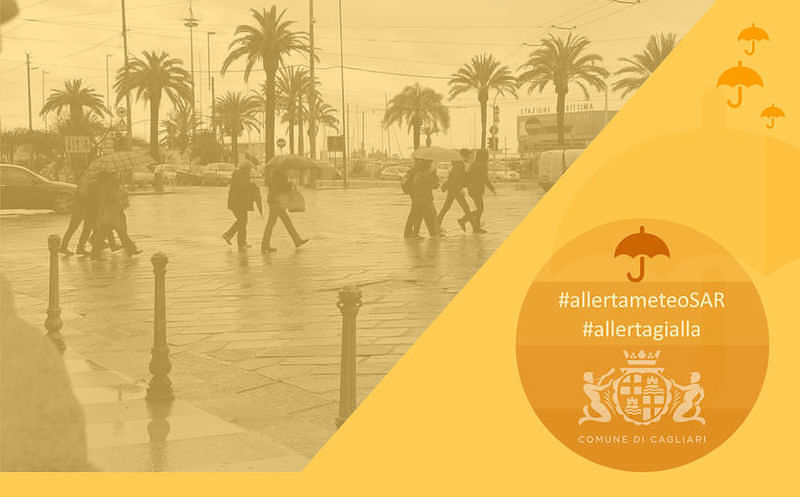 Prosegue il maltempo sul Campidano e su Cagliari: scatta una nuova allerta gialla per rischio idrogeologico