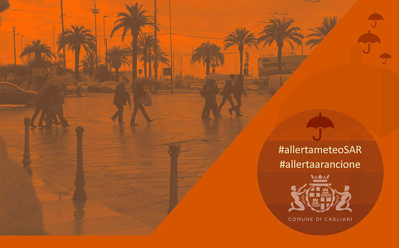Passa da Gialla ad Arancione l’Allerta per rischio idrogeologico su Campidano, Iglesiente, Flumendosa-Flumineddu e Gallura