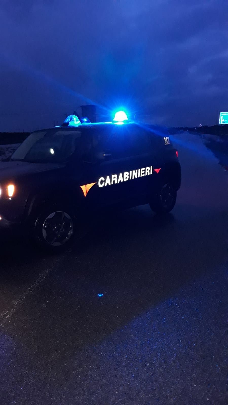 Strade chiuse e poi riaperte, emergenza maltempo a Guspini: i carabinieri sulla statale 126