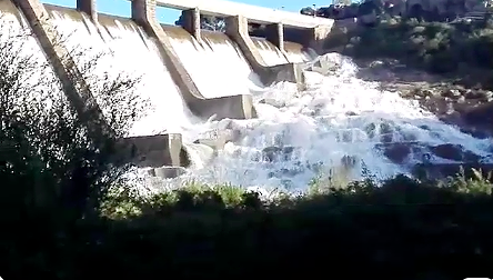 Tratalias, piena nella diga di Monte Pranu