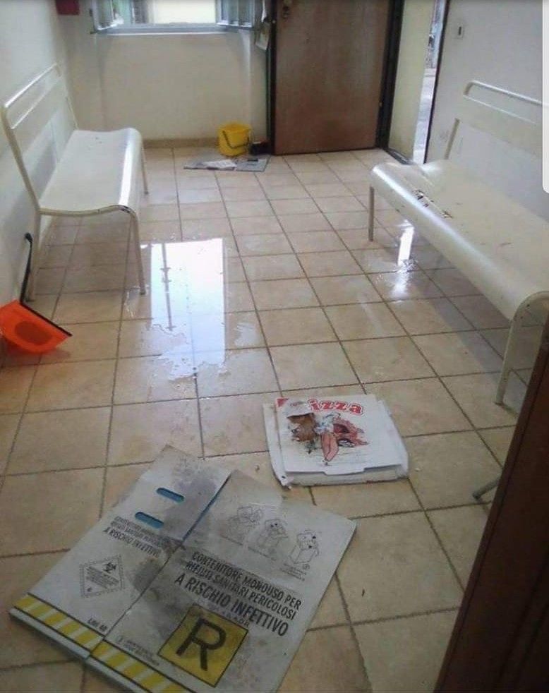 Uta, la sede del 118 e della guardia medica “fa acqua da tutte le parti”