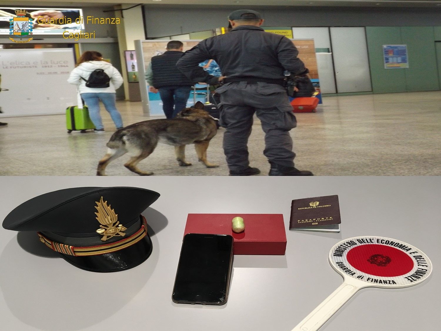 Cocaina nascosta nell’intestino, corriere della droga colombiano arrestato all’aeroporto di Elmas