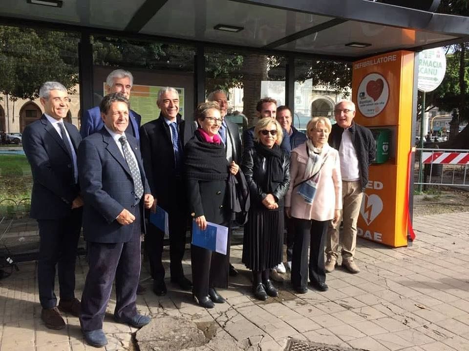 I doni del Rotary alla città: 4 nuovi defibrillatori a Cagliari