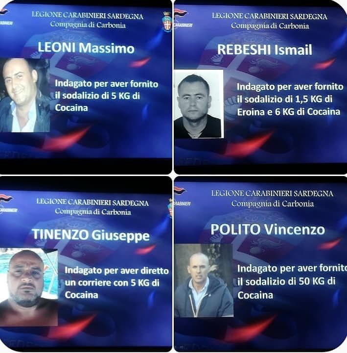 Maxi traffico di droga in Sardegna, arrestati i “fornitori” della banda di Arzu e Ghisu