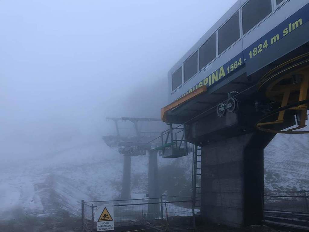 Neve a Fonni, un manto bianco copre Bruncu Spina