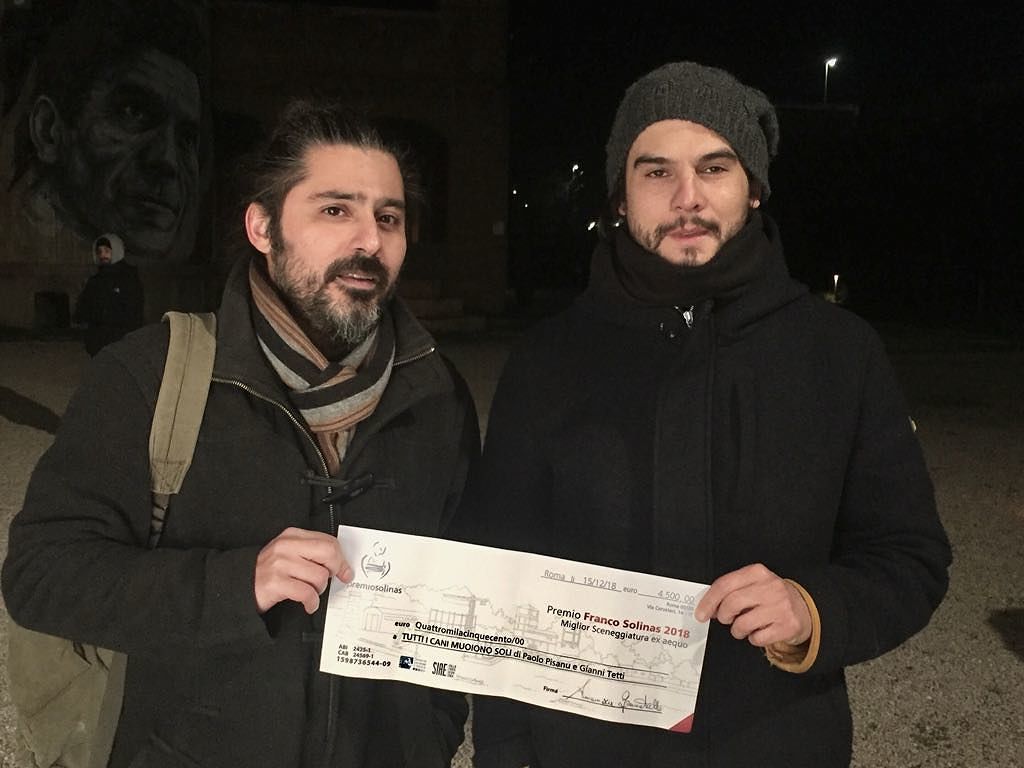 I sassaresi Gianni Tetti e Paolo Pisanu vincono il Premio Solinas per la Sceneggiatura 2018