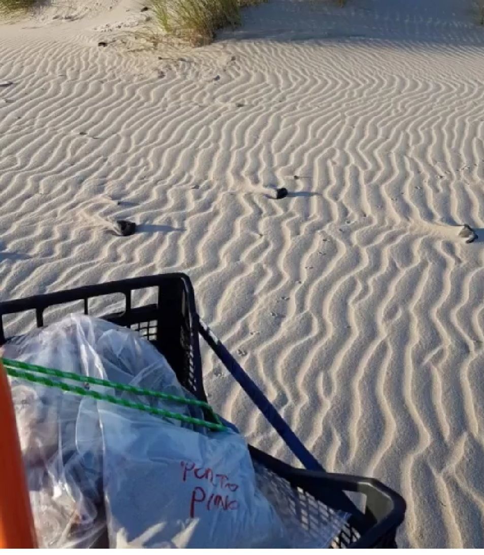 Porto Pino, magico regalo di Natale: riportati 100 chili di sabbia rubati dai turisti