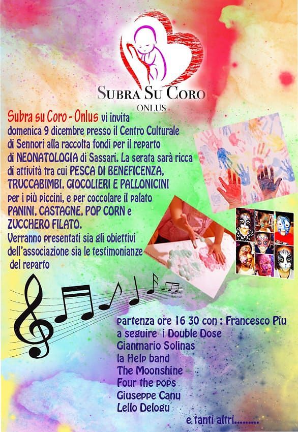 Sennori si mobilita per Neonatologia: domenica serata di beneficenza