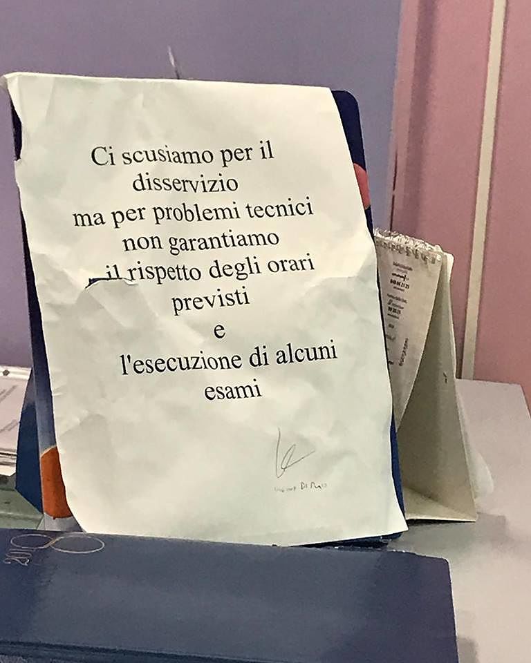 Cagliari, l’avviso al Binaghi: “Non garantiamo il rispetto degli orari e l’esecuzione di alcuni esami”