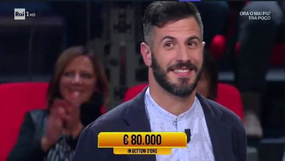 Alessio, l’assicuratore sardo sbanca “I soliti ignoti”: “Con 80mila euro aiuterò mia nipote”