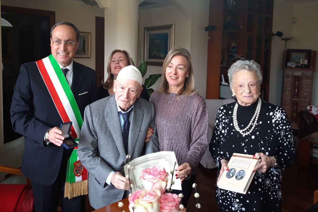 Cagliari, la grande festa per i cento anni dell’imprenditore Giovanni Battista Pinna