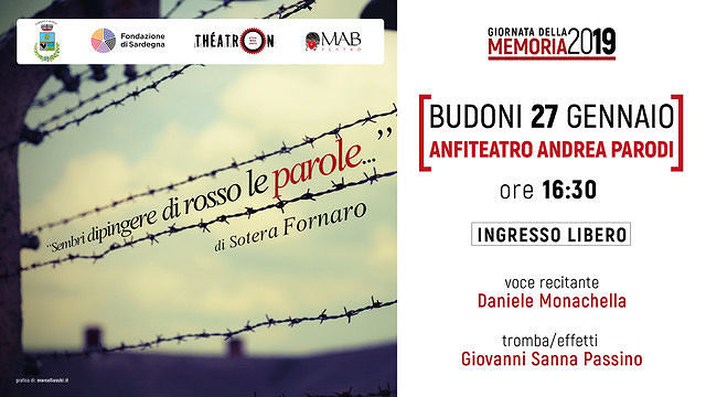 MAB teatro a Budoni per la Giornata della Memoria 2019