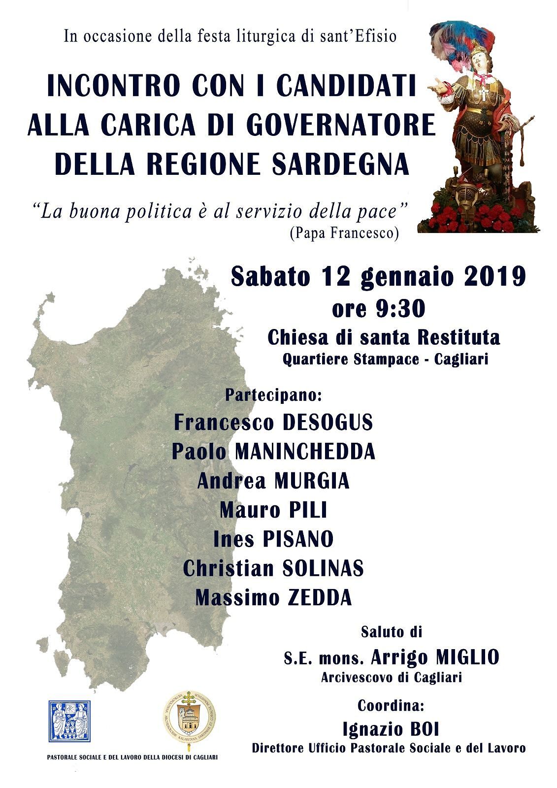 Cagliari, sabato a Stampace incontro con i candidati alle elezioni regionali