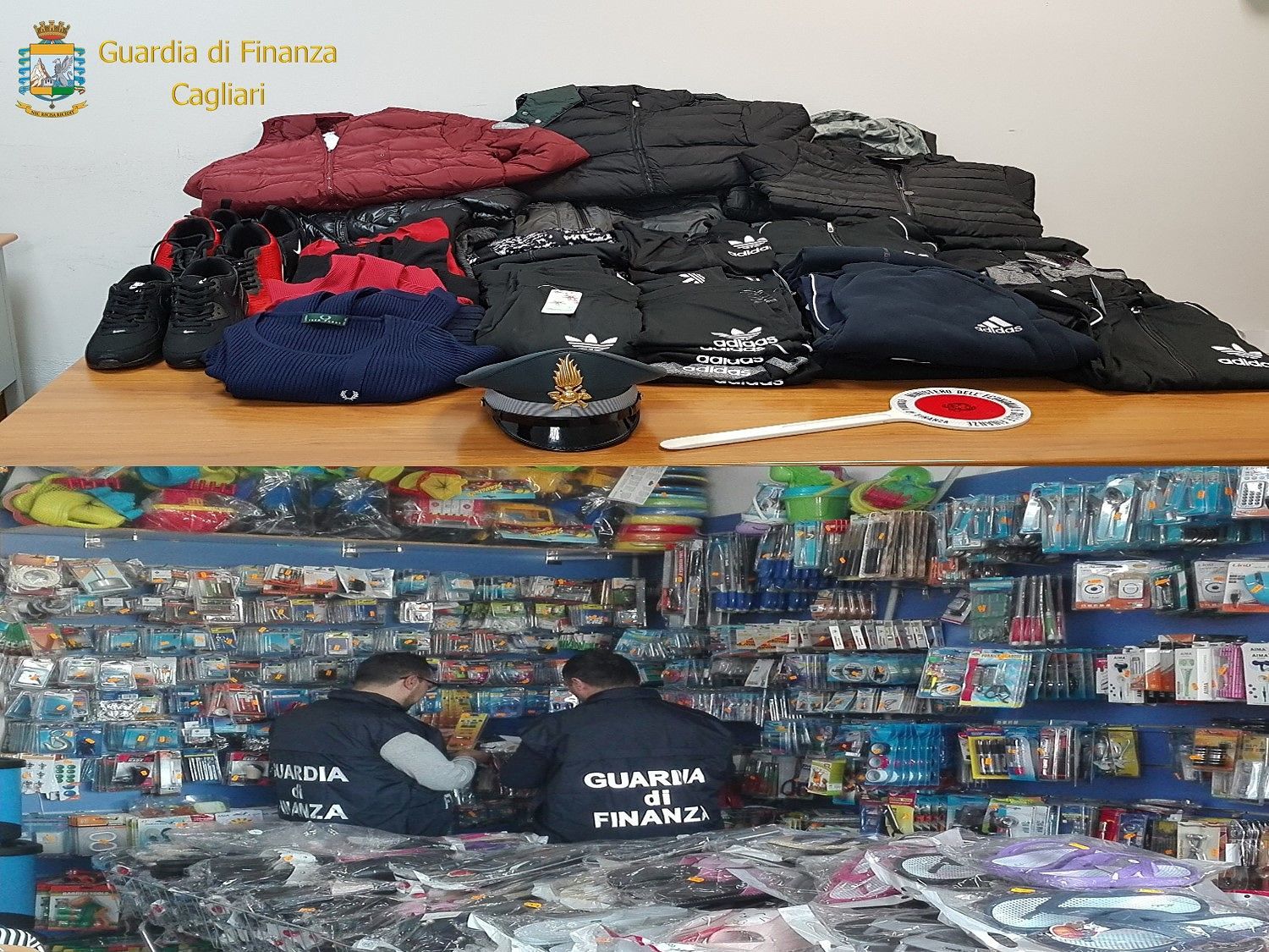 Dvd, lampade e cartucce con marchi contraffatti a Cagliari: blitz dei Baschi Verdi e maxi sanzioni