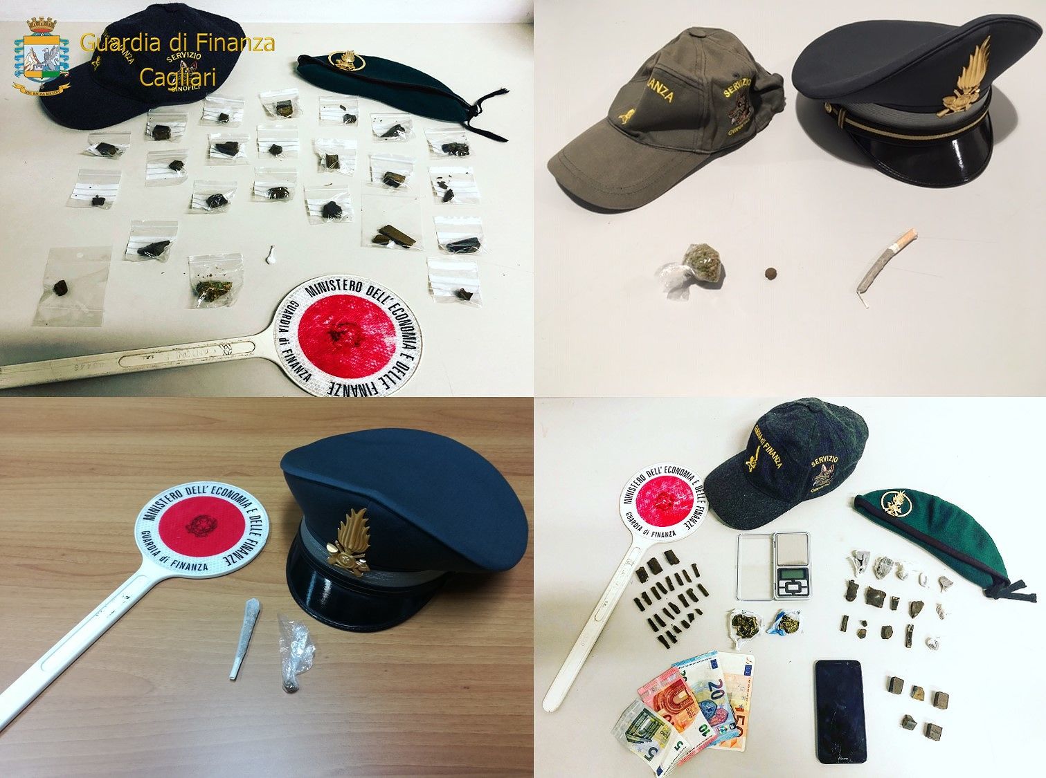 Cagliari, raffica di controlli antidroga dal centro alla periferia: 12 persone nei guai