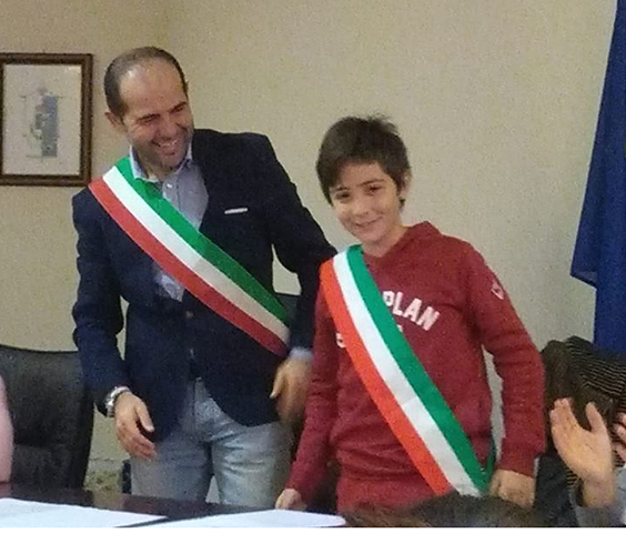 Alessio Lecca, alunno della terza media, è il nuovo Sindaco dei Ragazzi del Comune di Barrali