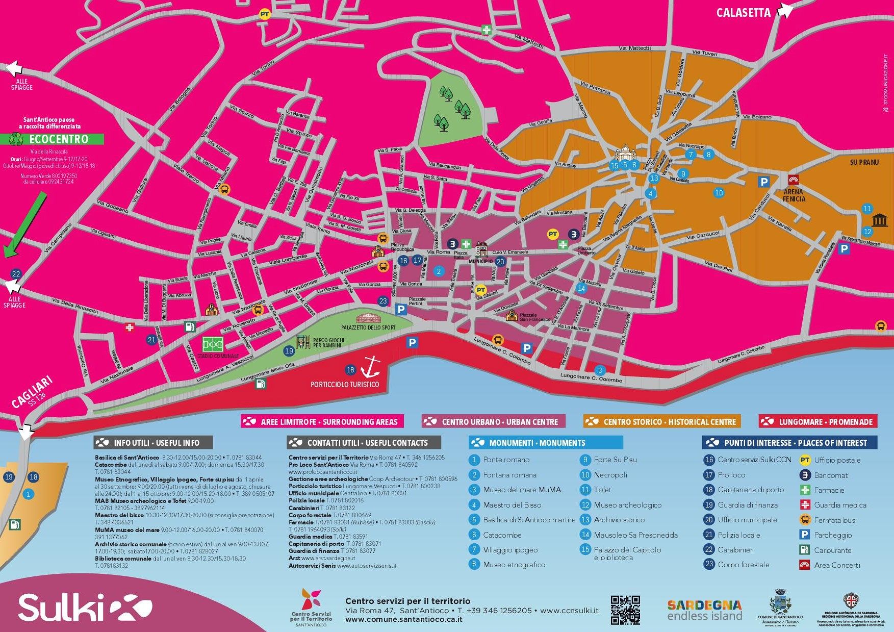 Alla scoperta di Sant’Antioco con le nuove cartine turistiche