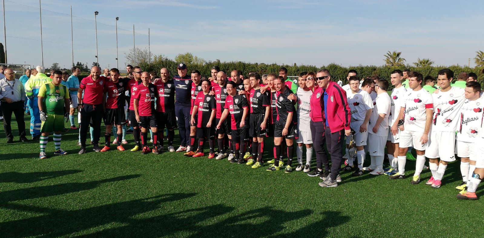 Spalti gremiti ad Asseminello per l’assegnazione della prima Coppa Sardegna: atleti disabili superstar