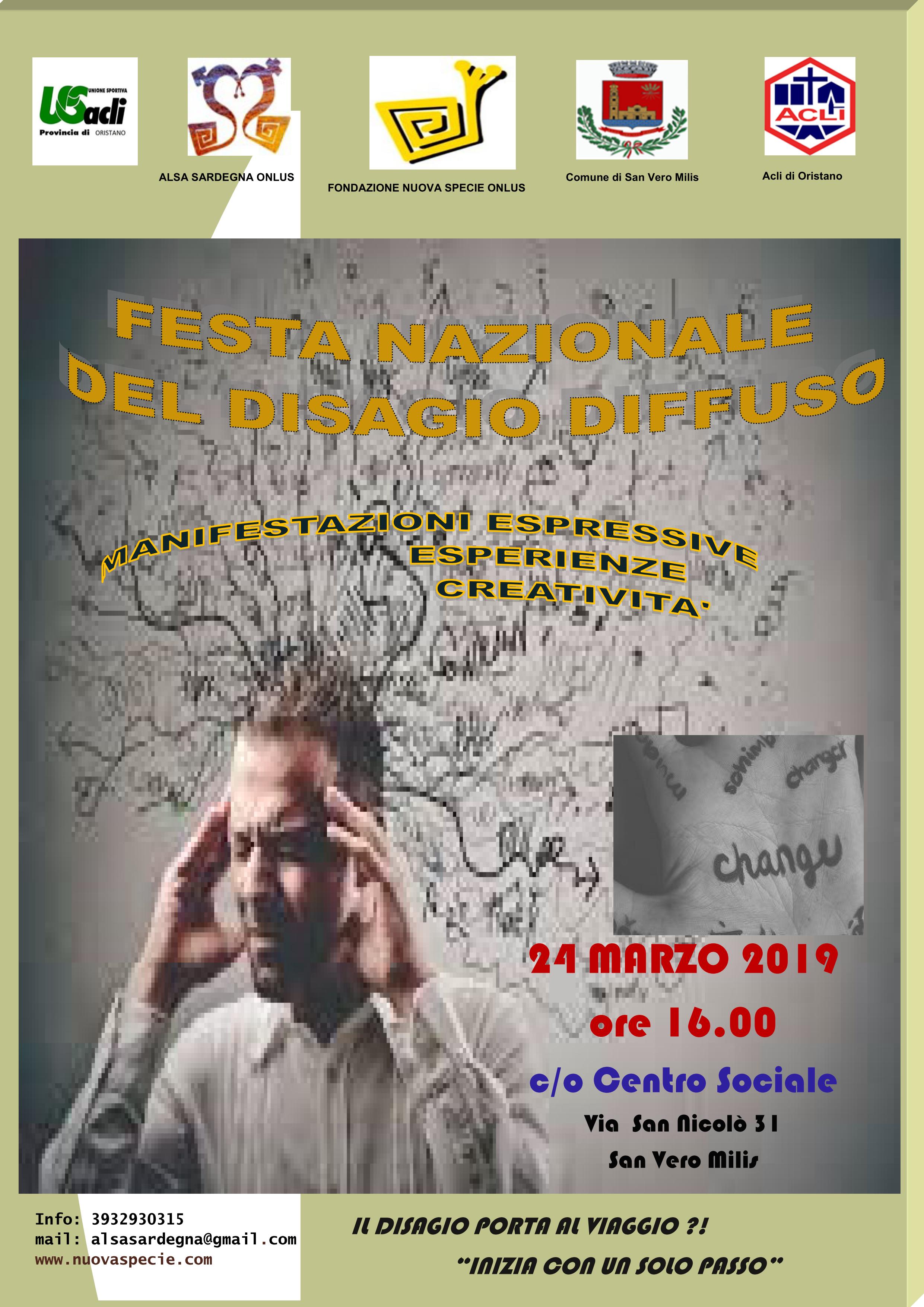 In Sardegna la Prima Festa Nazionale dl Disagio Diffuso: ecco dove e quando e come difendersi dai problemi