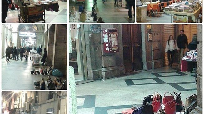 Stop all’abusivismo commerciale a Cagliari: guerra agli ambulanti in via Roma e nel Largo