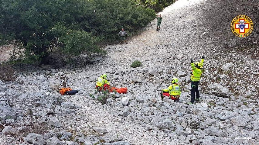 Incidente a Baunei, arrampicatore cade dall’altezza di 10 metri