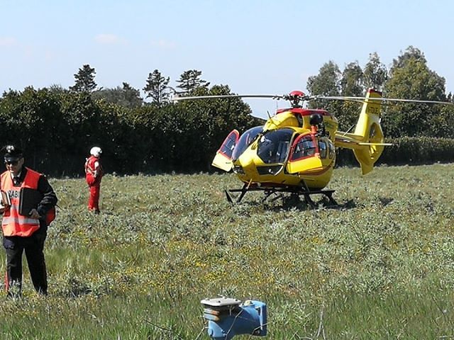 San Sperate, ragazzo di 19 anni esce fuori strada con la Panda: il VIDEO dell’elisoccorso