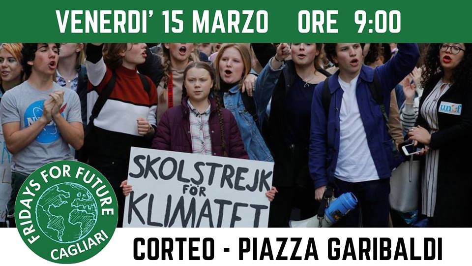 Studenti in piazza a Cagliari “per difendere il clima”, maxi corteo da piazza Garibaldi al porto
