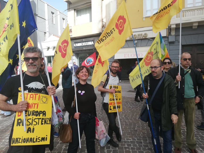 25 aprile a Cagliari, in piazza anche i Radicali: “Salvini, fai male a non manifestare con noi”