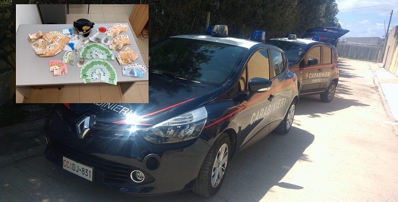 In casa droga e oltre 25mila euro in contanti: in manette disoccupato a Selargius