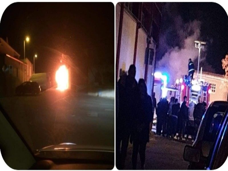 Esplosione nella notte ad Assemini, in fiamme un camper vicino alla chiesa di San Cristoforo