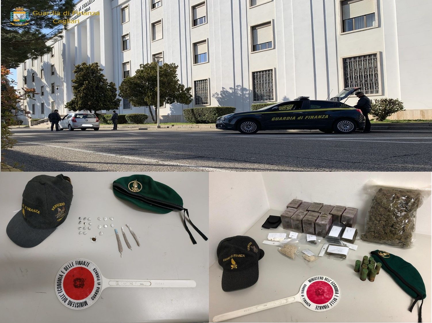 Droga in stazione, alle fermate dei bus e nei centri commerciali: raffica di controlli e segnalazioni delle Fiamme Gialle nel Cagliaritano