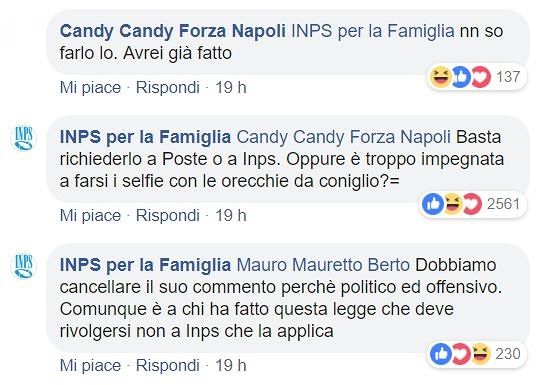 L’Inps per la famiglia sui social “blasta” gli utenti: “Avete tempo per i selfie con le orecchie da coniglio ma non per chiedere il pin?”