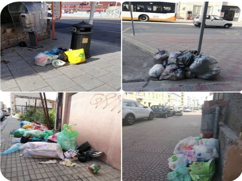 Cagliari, le “orribili” cartoline dei rifiuti: discariche puzzolenti da via Is Mirrionis a viale Sant’Avendrace