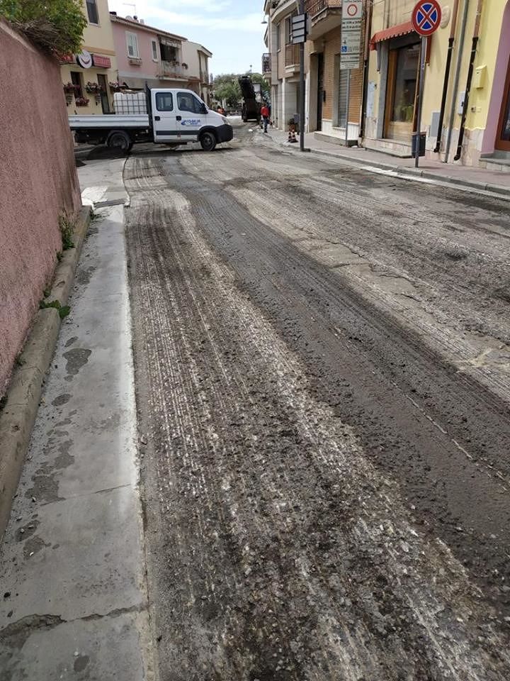 Pula, via ai lavori per la strategica via Cagliari: la città si rifà il trucco per Sant’Efisio